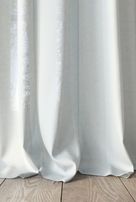 Egyszínű voile Fényáteresztő függöny méretre varrva ráncolóval Flo 01 Ice